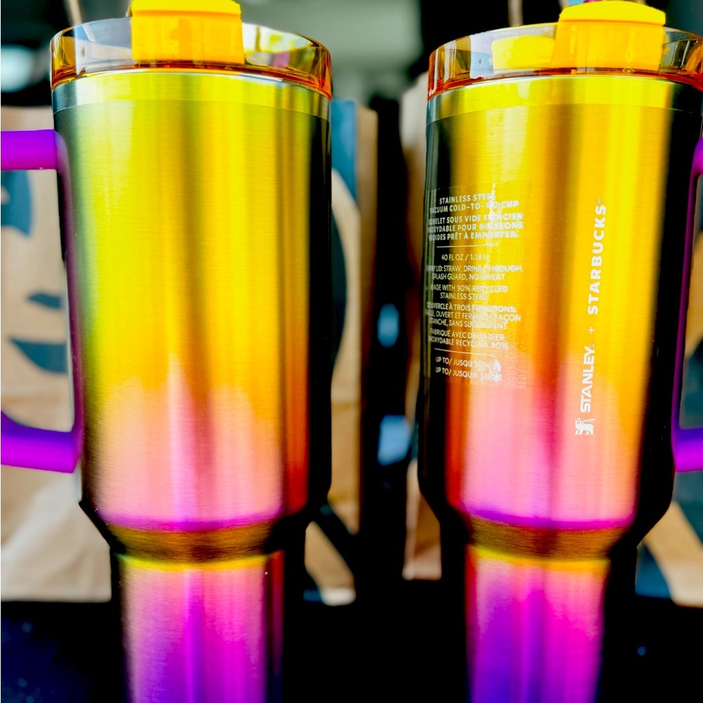 Sunset Gradient Starbucks x Stanley Quencher 40 oz LIMITED